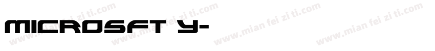 Microsft Y字体转换